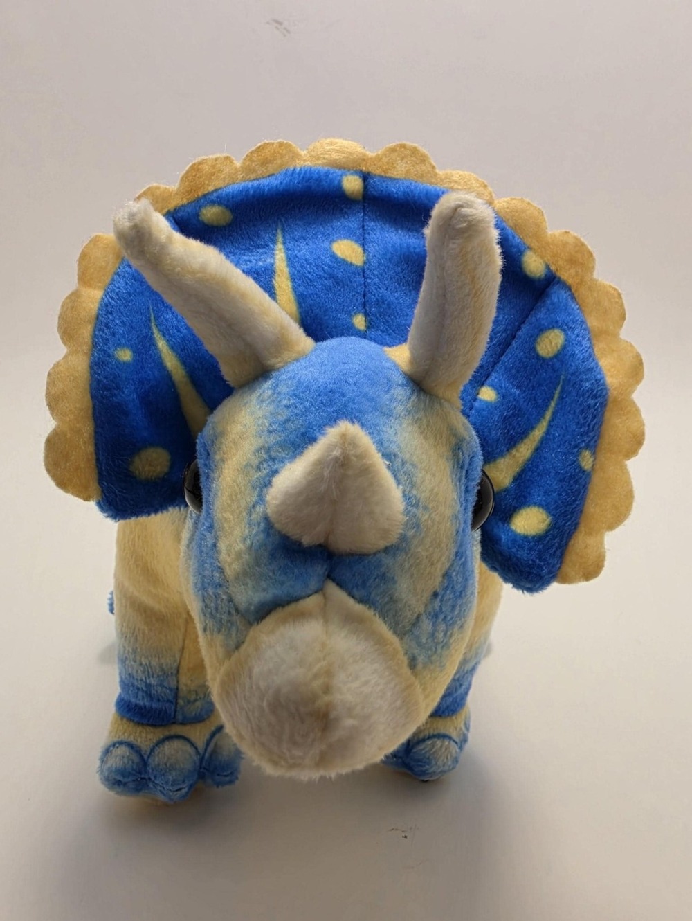 Wild Republic Blue Triceratops Dinosaur Plush New with Tags! (10 inch)